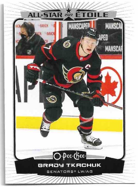 All-Star BRADY TKACHUK 22-23 UD O-Pee-Chee OPC