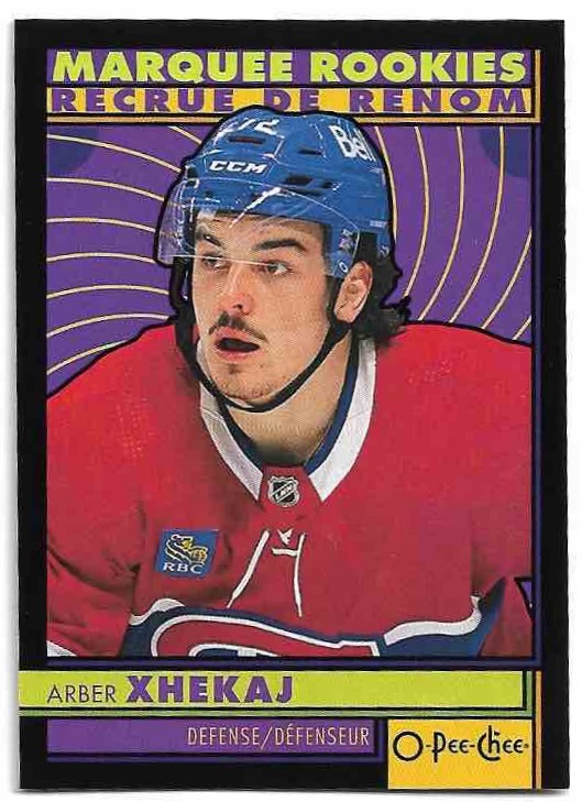Retro Marquee Rookie Black Border ARBER XHEKAJ 22-23 UD O-Pee-Chee OPC /100