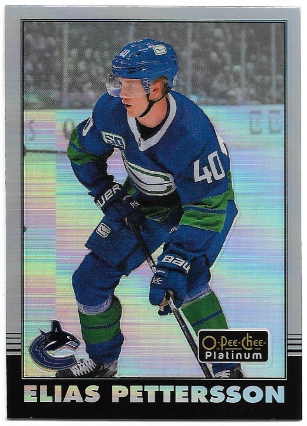 Retro Rainbow ELIAS PETTERSSON 20-21 UD O-Pee-Chee OPC Platinum