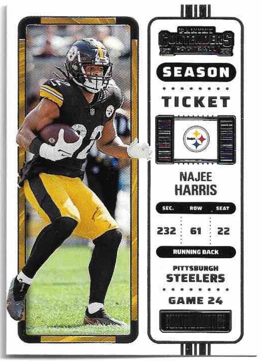 NAJEE HARRIS 2022 Panini Contenders Football