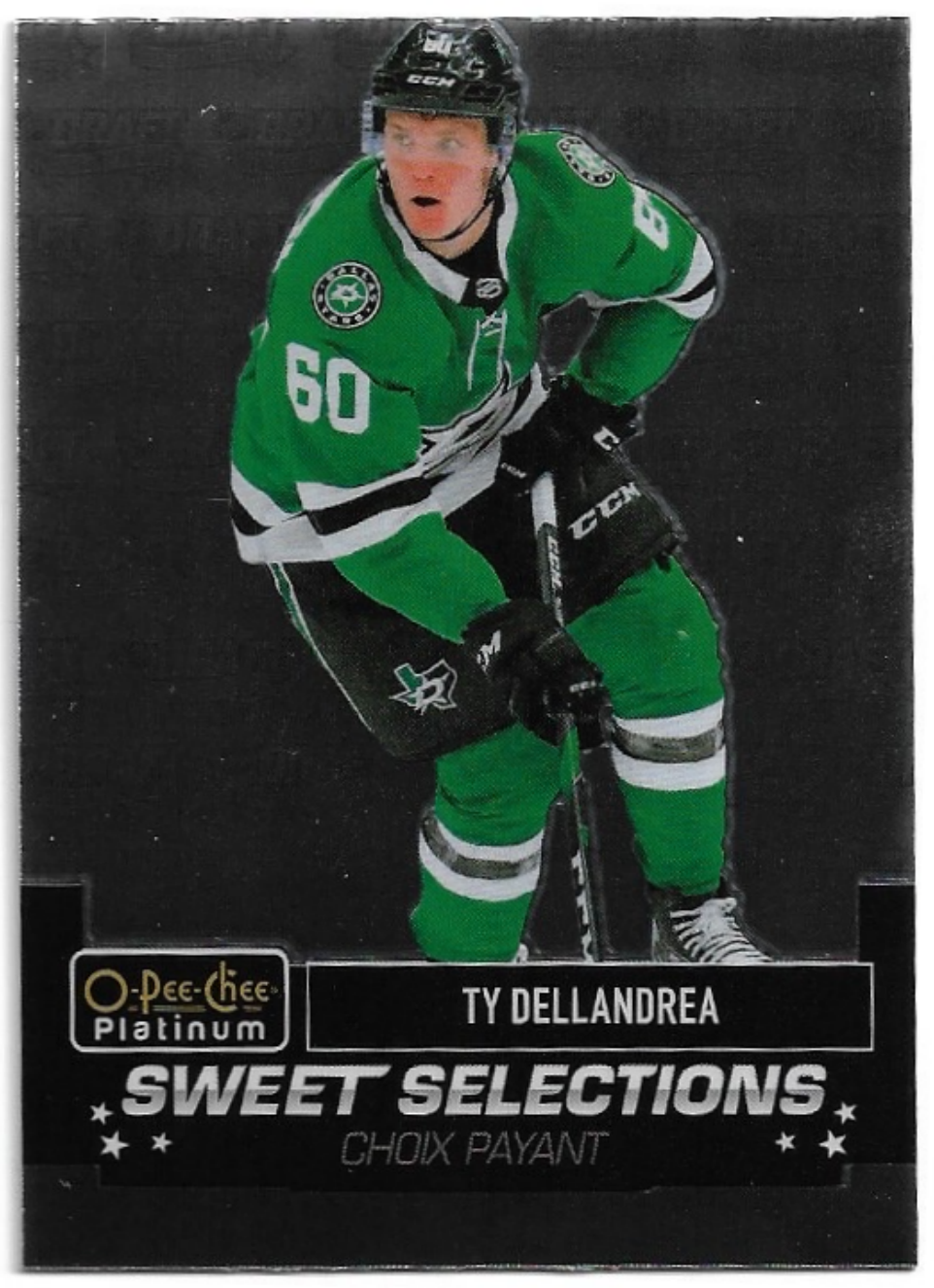 Rookie Sweet Selection TY DELLANDREA 20-21 UD O-Pee-Chee OPC Platinum