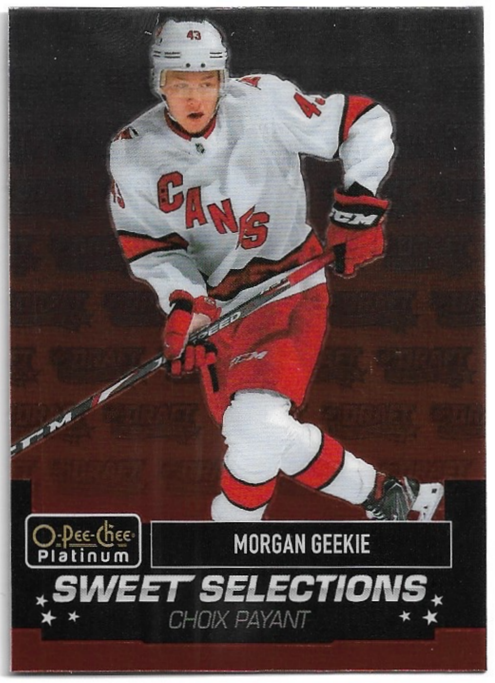 Rookie Sweet Selections MORGAN GEEKIE 20-21 UD O-Pee-Chee OPC Platinum