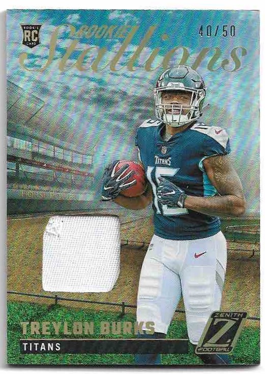 Patch Rookie Prime Stallions TREYLON BURKS 2022 Panini Zenith Football /50