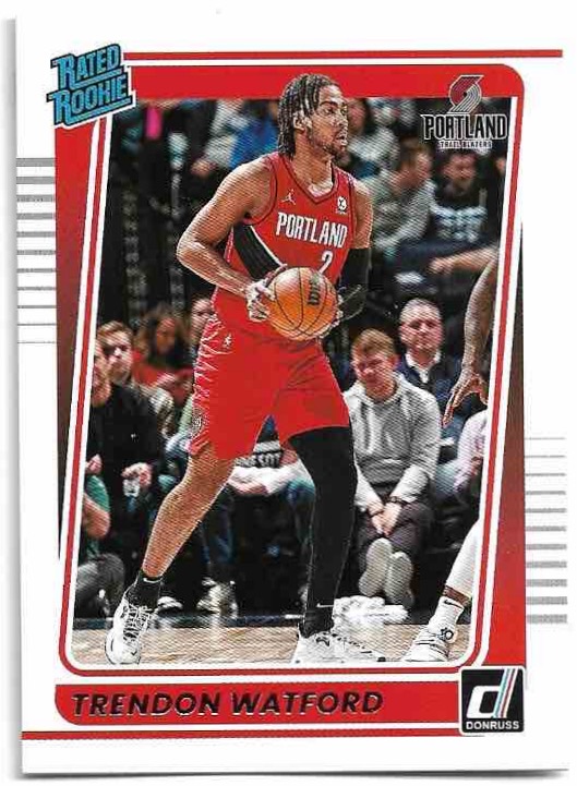 Rated Rookie Donruss TRENDON WATFORD 21-22 Panini Chronicles Basketball