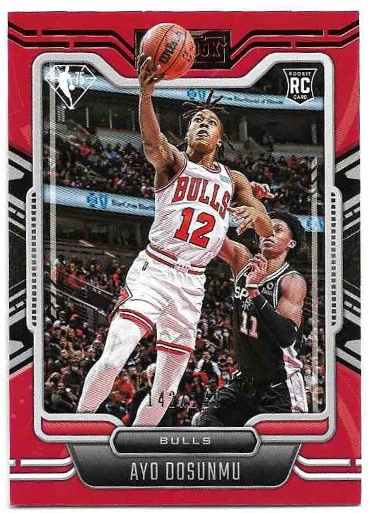 Rookie Red Playbook AYO DOSUNMU 21-22 Panini Chronicles Basketball /149