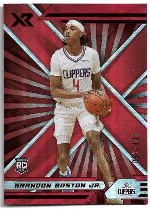 Rookie Red XR BRANDON BOSTON JR. 21-22 Panini Chronicles Basketball /149