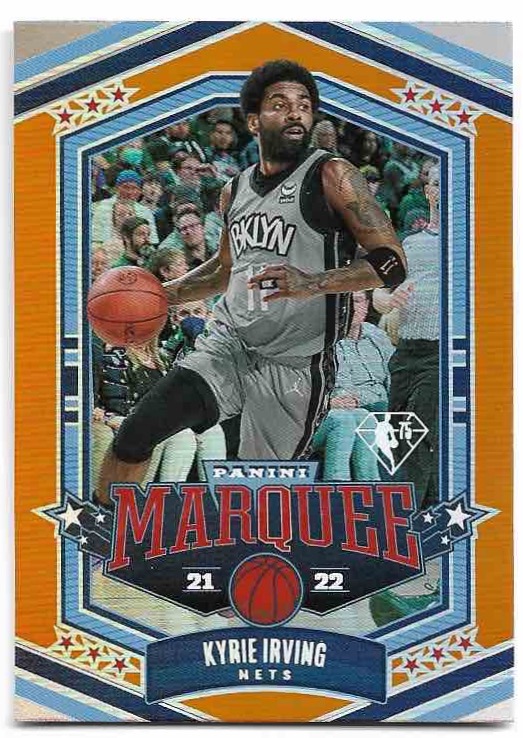 75th Ann. Marquee KYRIE IRVING 21-22 Panini Chronicles Basketball /75