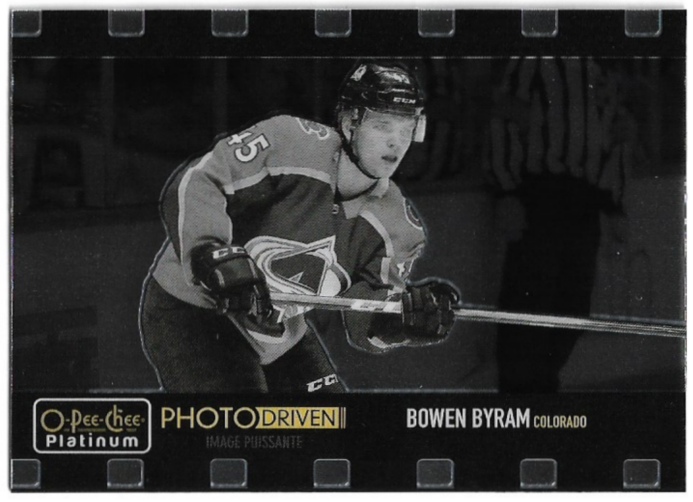 Rookie Photo Driven BOWEN BYRAM 20-21 UD O-Pee-Chee OPC Platinum