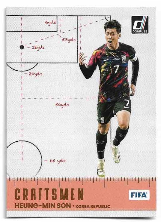 Craftsmen HEUNG-MIN SON 22-23 Panini Donruss Soccer