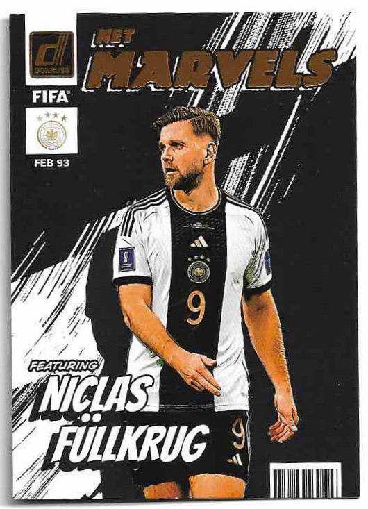 Net Marvels NICLAS FULLKRUG 22-23 Panini Donruss Soccer