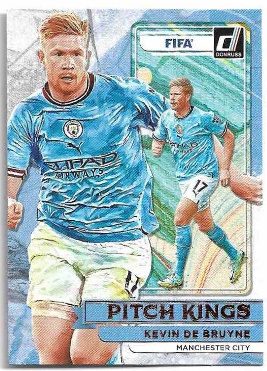 Pitch Kings KEVIN DE BRUYNE 22-23 Panini Donruss Soccer