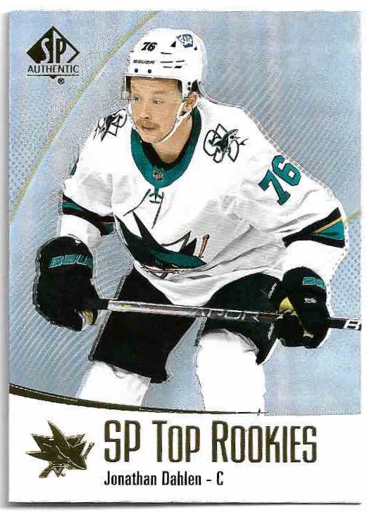 SP Top Rookies JONATHAN DAHLEN 21-22 UD SP Authentic