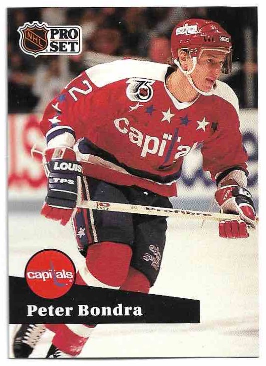 PETER BONDRA 91-92 Pro Set