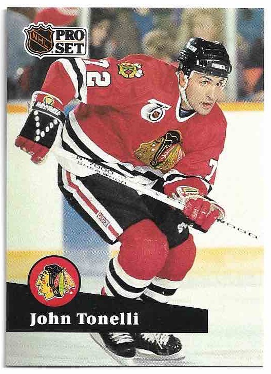 JOHN TONELLI 91-92 Pro Set