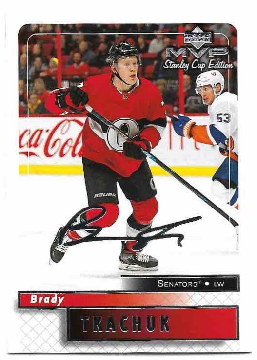 Stanley Cup Edition 20th Anniversary BRADY TKACHUK 19-20 UD MVP