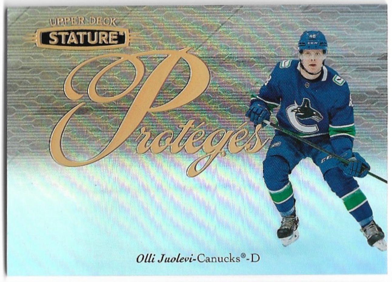 Rookie Protégés OLLI JUOLEVI 20-21 UD Stature