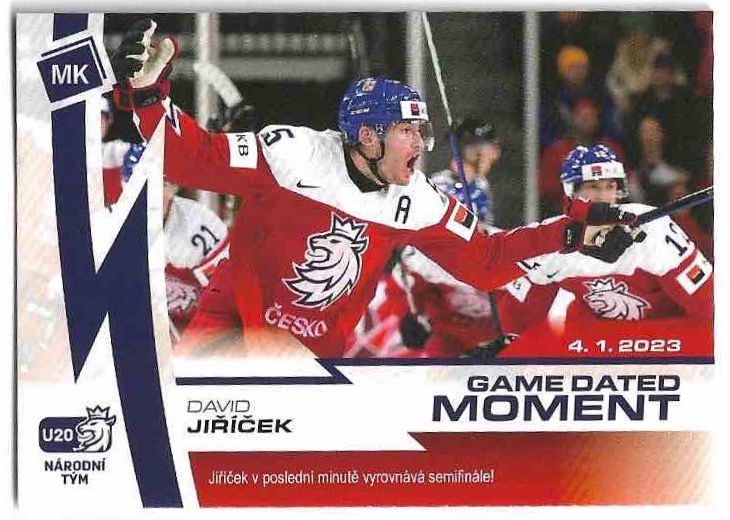 Game Dated Moment DAVID JIŘÍČEK 2023 MK Národní tým