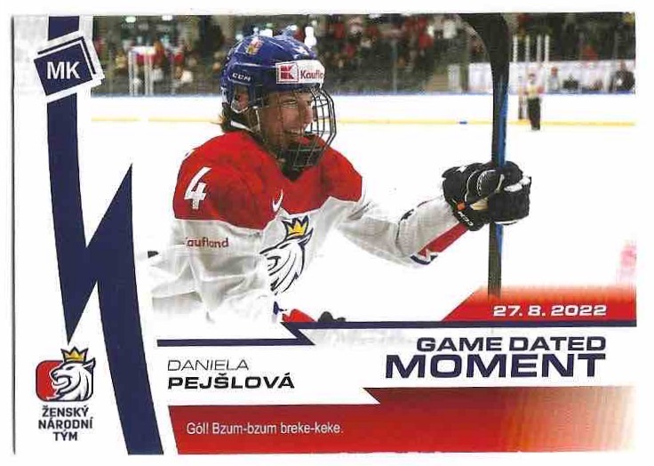 Game Dated Moment DANIELA PEJŠOVÁ 2023 MK Národní tým