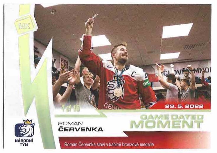 Gold Game Dated Moment ROMAN ČERVENKA 2023 MK Národní tým 1of15