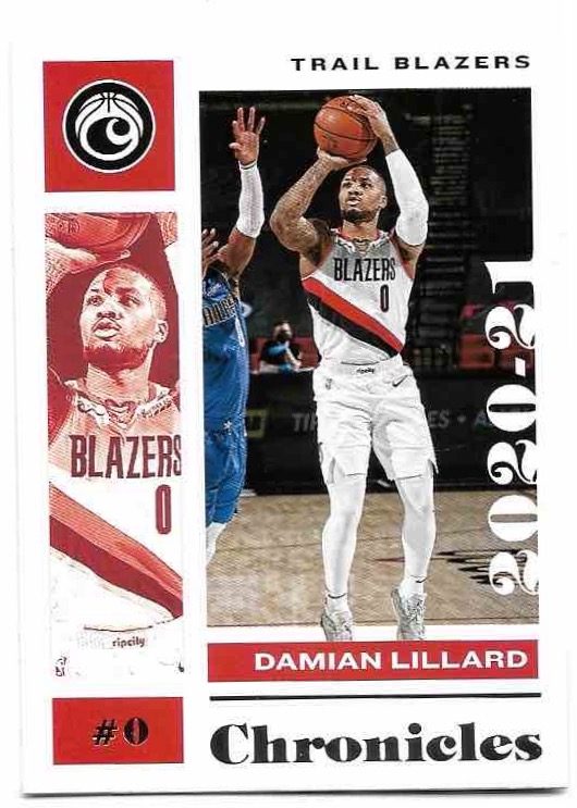 DAMIAN LILLARD 20-21 Panini Chronicles Basketball