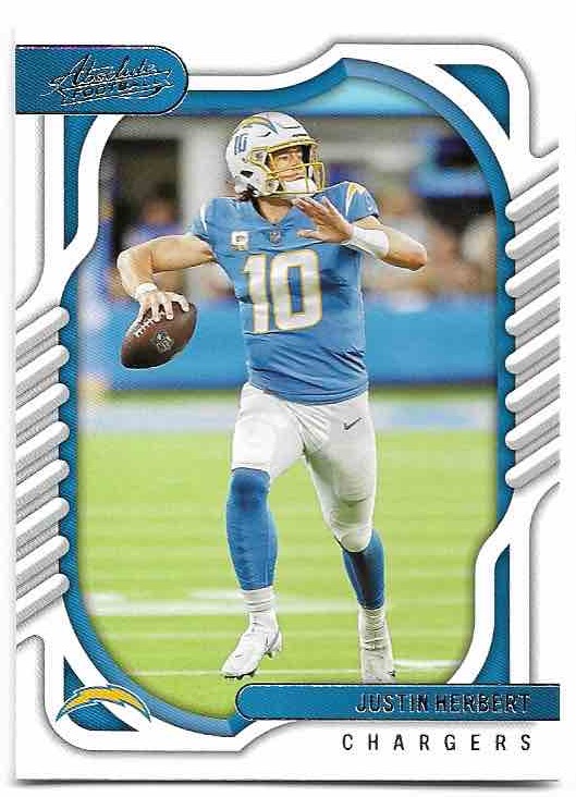 JUSTIN HERBERT 2022 Panini Absolute Football