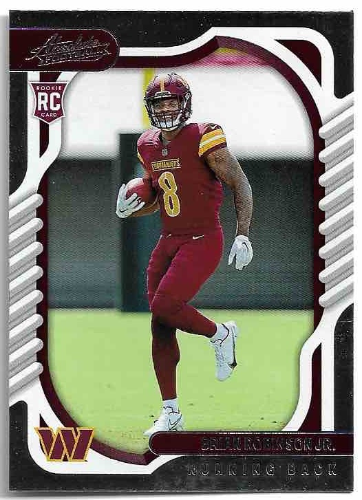 Rookie BRIAN ROBINSON JR. 2022 Panini Absolute Football