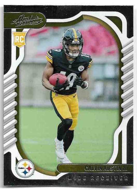 Rookie CALVIN AUSTIN III 2022 Panini Absolute Football
