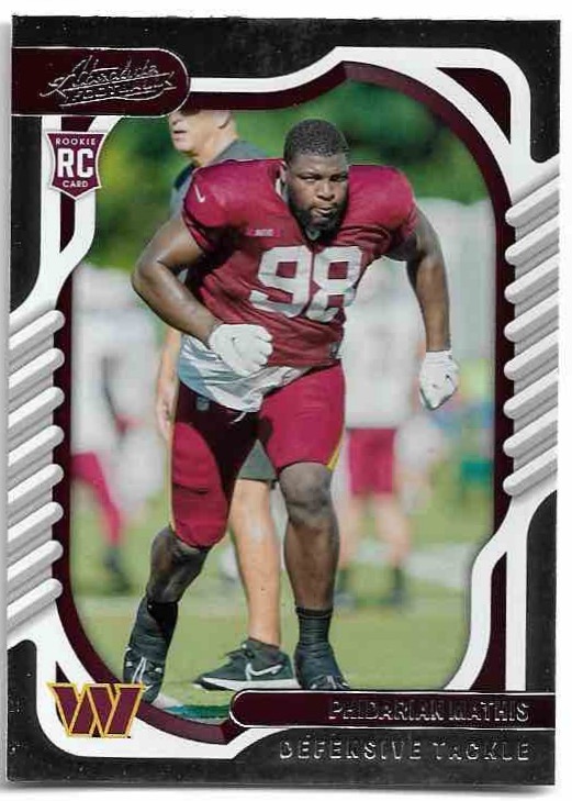 Rookie PHIDARIAN MATHIS 2022 Panini Absolute Football