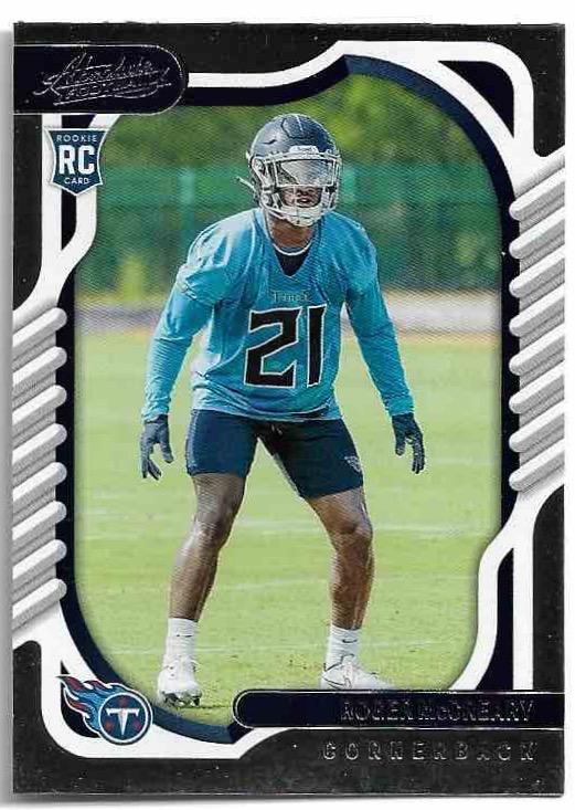Rookie ROGER MCCREARY 2022 Panini Absolute Football