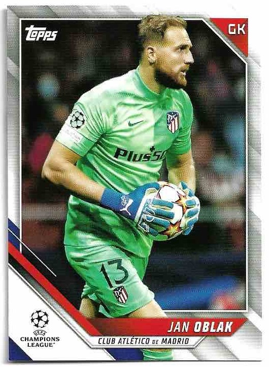 JAN OBLAK 21-22 Topps UEFA Champions League