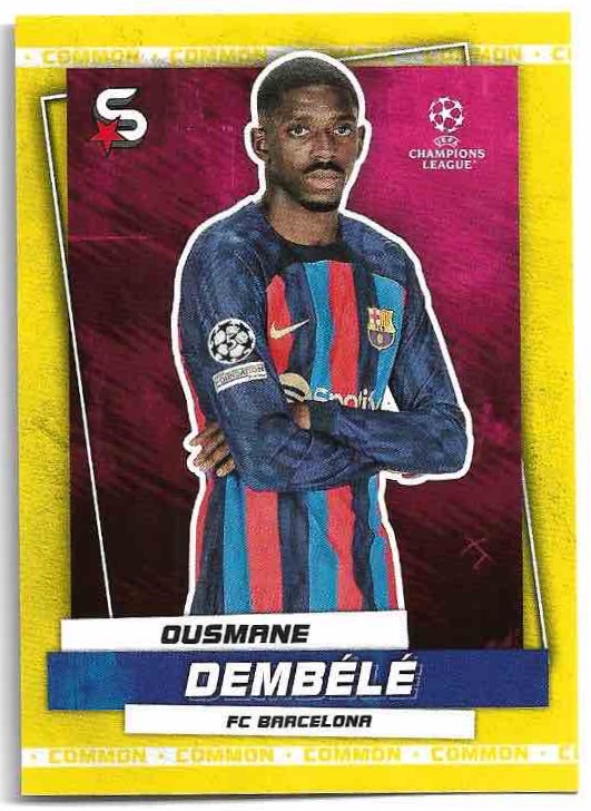 Common Yellow OUSMANE DEMBELE 22-23 Topps UEFA Superstars