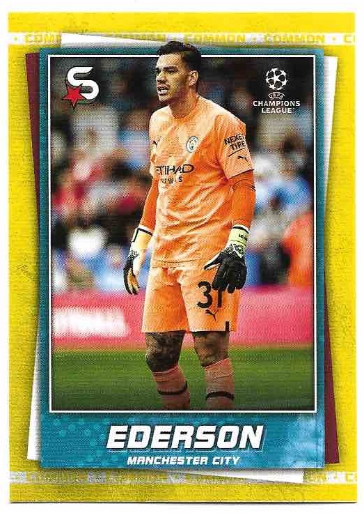Variations Common Yellow EDERSON 22-23 Topps UEFA Superstars