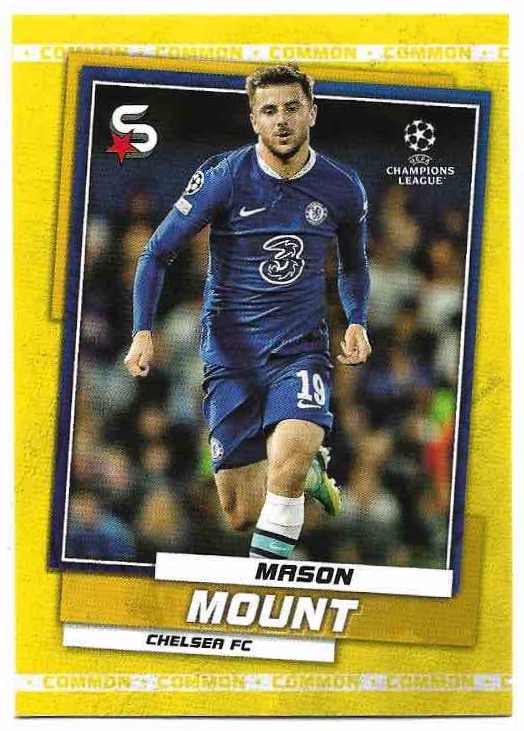 Variations Common Yellow MASON MOUNT 22-23 Topps UEFA Superstars