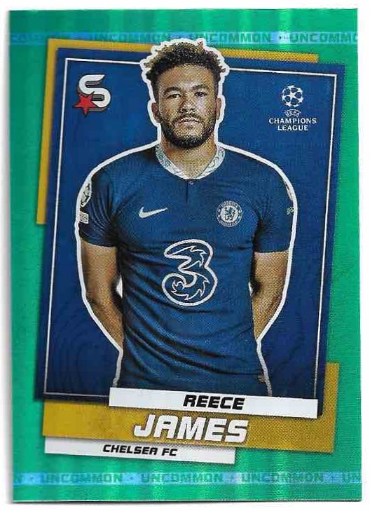 Uncommon Green REECE JAMES 22-23 Topps UEFA Superstars