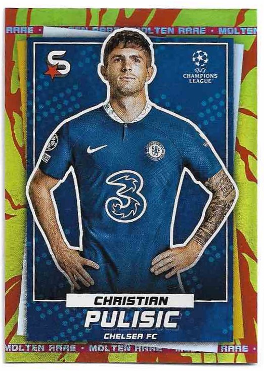 Molten Rare CHRISTIAN PULISIC 22-23 Topps UEFA Superstars