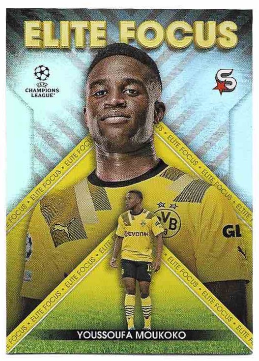 Elite Focus YOUSSOUFA MOUKOKO 22-23 Topps UEFA Superstars
