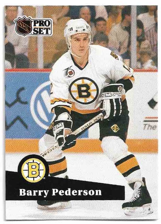 BARRY PEDERSON 91-92 Pro Set