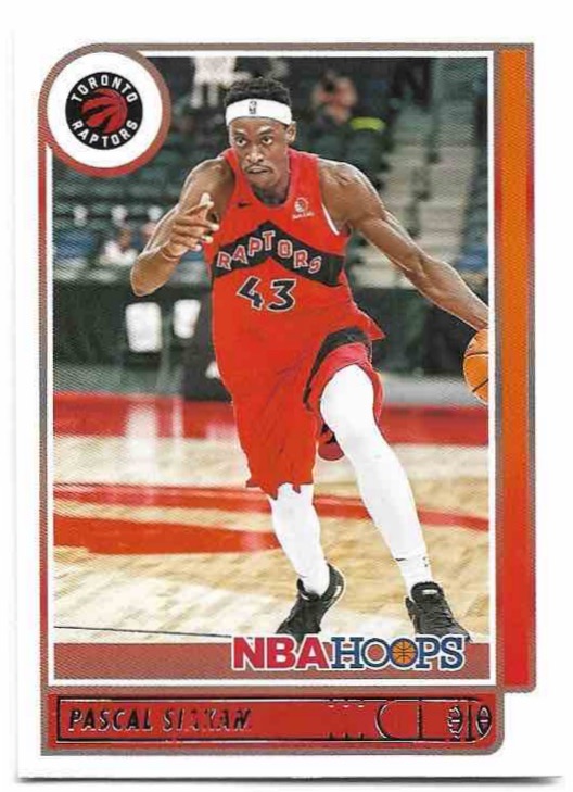 PASCAL SIAKAM 21-22 Panini Hoops Basketball (horší tisk jména) 