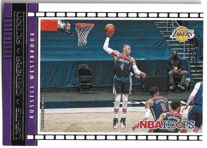 Lights Camera Action RUSSELL WESTBROOK 21-22 Panini Hoops Basketball