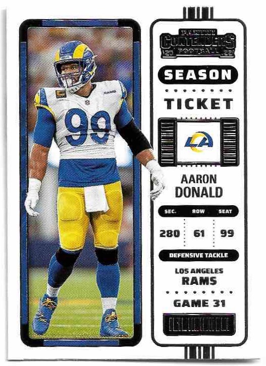 AARON DONALD 2022 Panini Contenders Football