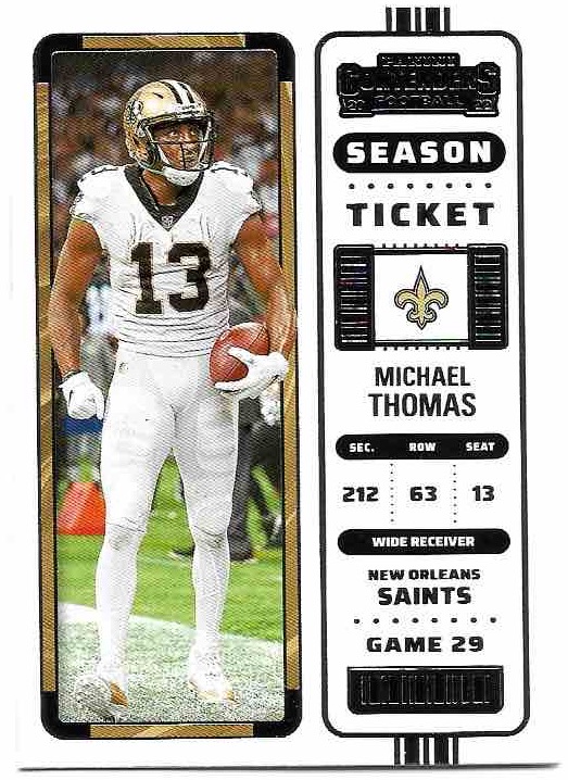 MICHAEL THOMAS 2022 Panini Contenders Football