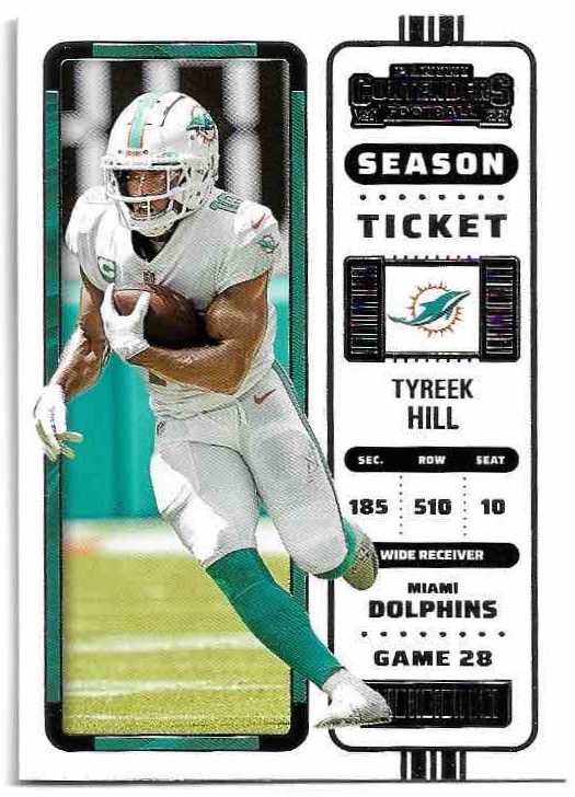 TYREEK HILL 2022 Panini Contenders Football