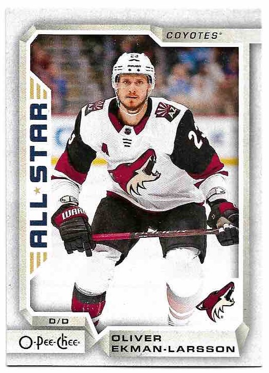 All-Star OLIVER EKMAN-LARSSON 18-19 UD O-Pee-Chee OPC