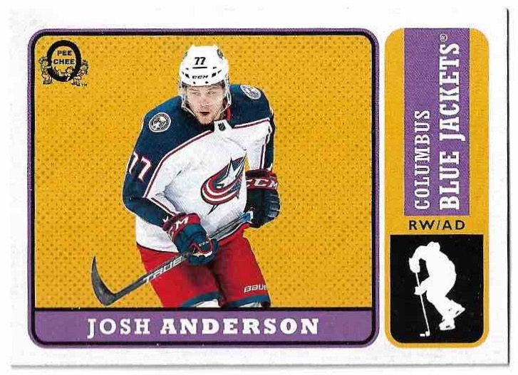 Retro JOSH ANDERSON 18-19 UD O-Pee-Chee OPC