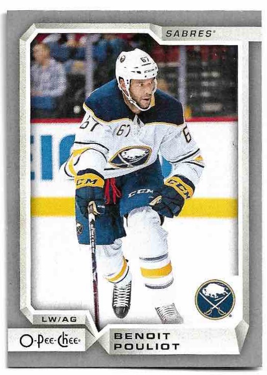 Silver BENOIT POULIOT 18-19 UD O-Pee-Chee OPC