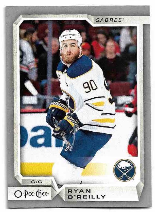 Silver RYAN O'REILLY 18-19 UD O-Pee-Chee OPC