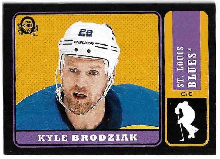 Retro Black KYLE BRODZIAK 18-19 UD O-Pee-Chee OPC /100