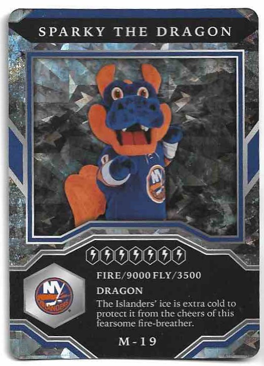 Sparkle Mascots SPARKY THE DRAGON 21-22 UD MVP