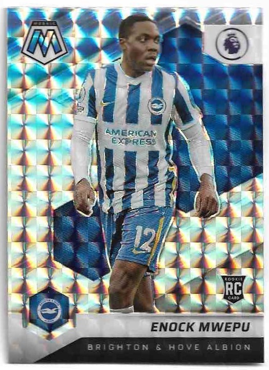 Rookie Mosaic Prizm ENOCK MWEPU 21-22 Panini Mosaic Soccer