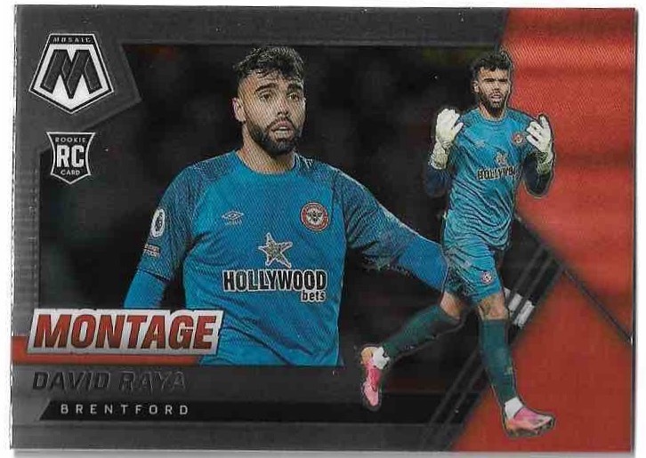 Rookie Montage DAVID RAYA 21-22 Panini Mosaic Soccer